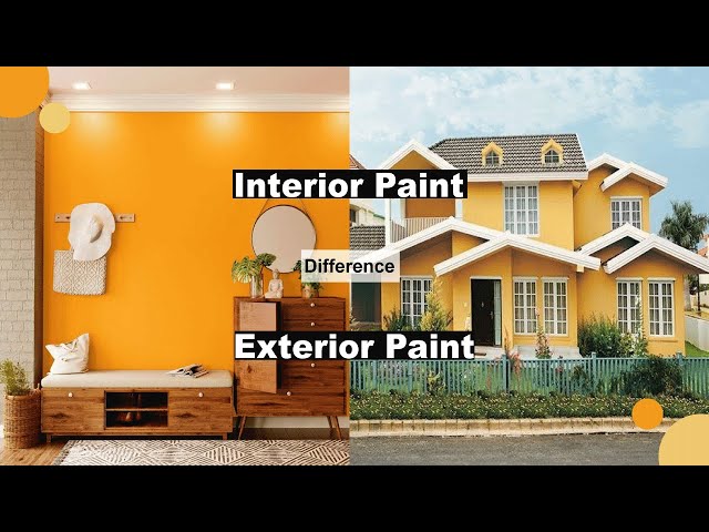 Interior and Exterior Paints